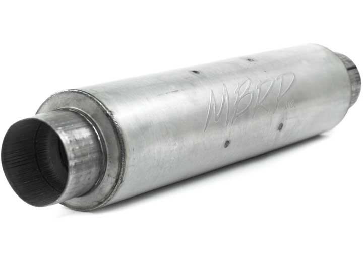 UNV. ALUMINUM 4 INLET/OUTLET, QUIET TONE MUFFLER, 24 BODY, 6 DIAMETER, 30 OVERALL