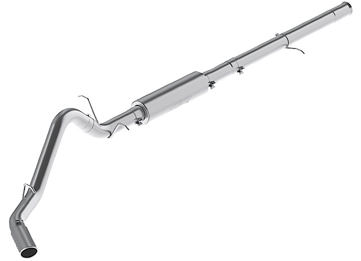 14-17 SILVERADO/SIERRA 6.2L V8 3.5IN CAT BACK EXHAUST KIT-SINGLE SIDE EXIT-ALUMINUM