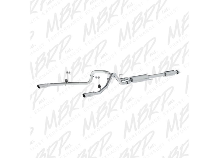 15-17 F150 5.0L 2.5IN CAT BACK EXHAUST KIT,DUAL REAR,T409