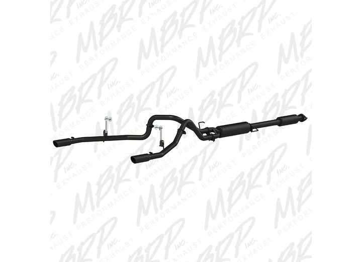 15-17 F150 5.0L 2.5IN CAT BACK EXHAUST KIT,DUAL REAR,BLACK