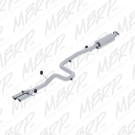 14-19 FIESTA 1.6L ECOBOOST 3IN SS CAT BACK EXHAUST