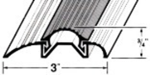 08748 36 In. Aluminum Econ Low Threshold