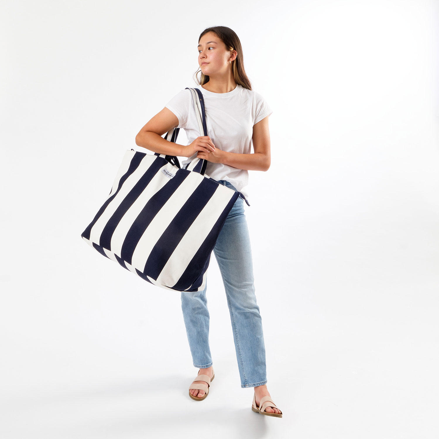 Fit&Fresh  7233FFSC2906 Navy Stripes Jumbo Xl All Things Bag