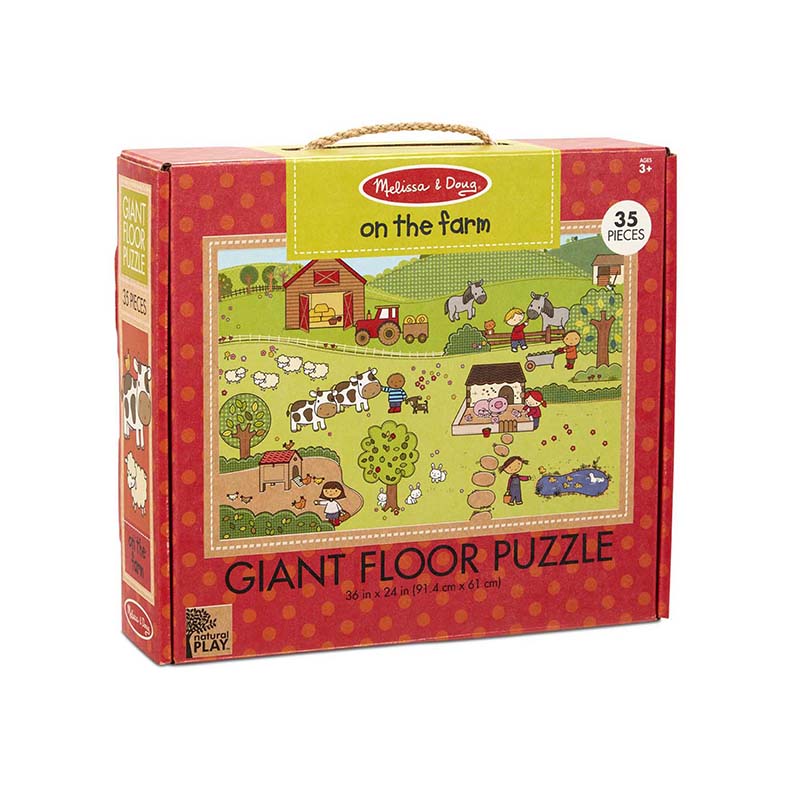 Natural Play Floor Puzzle: On the Farm