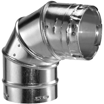 5" Type B Gas Vent 90-Degree Adjustable Elbow - 5GVL90