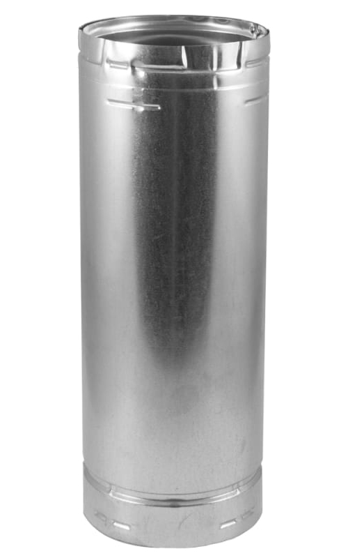 6" X 6" Round Rigid Type B Gas Vent Pipe - 6GV06
