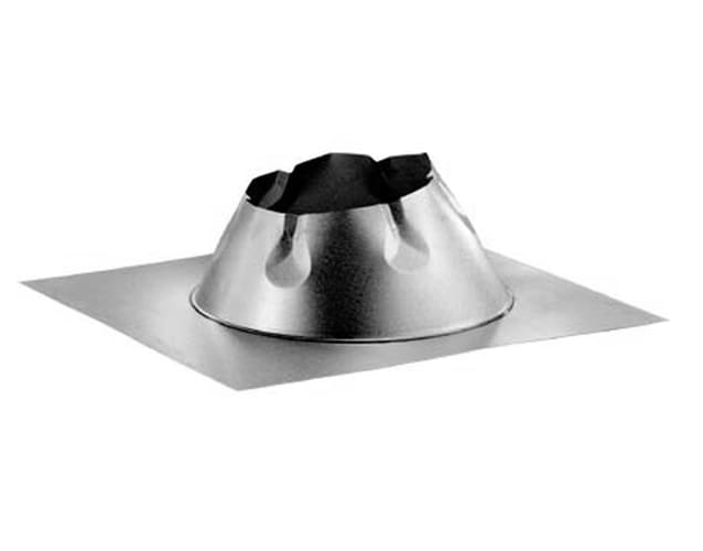 8" Duratech Flashing,Flat Roof,Galvanized, Storm Collar Not Included