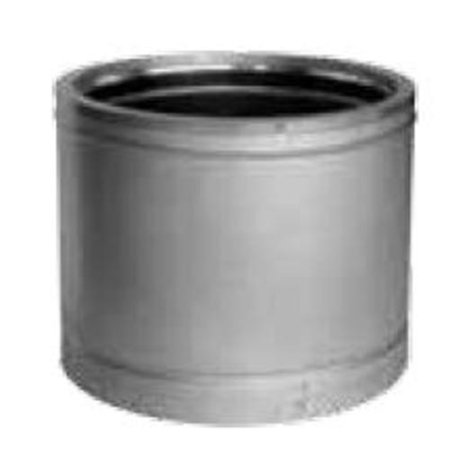 10" Duravent DuraTech Double-Wall Chimney Pipe 12" Stainless Steel Pipe Length - 10DT-12SS