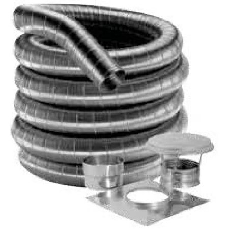 3" x 35' DuraFlex Aluminum Liner Kit - 3DFA-35K