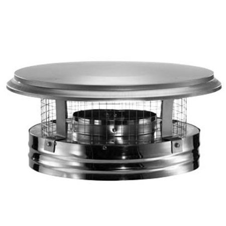 7" DuraPlus Stainless Steel Chimney Cap - 7DP-VC