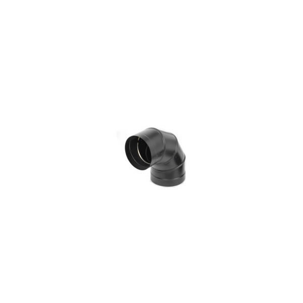 6" DuraBlack Adjustable 90-Degree Elbow - 6DBK-E90