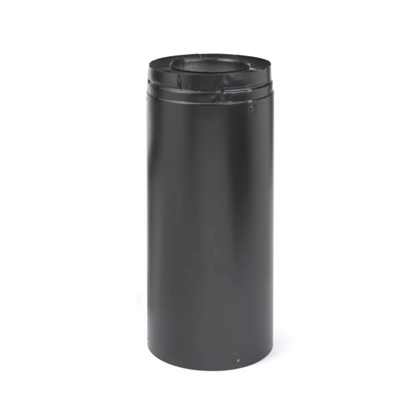 4" X 6 5/8" Od Black Direct-Vent Pro 8" Pipe Extension