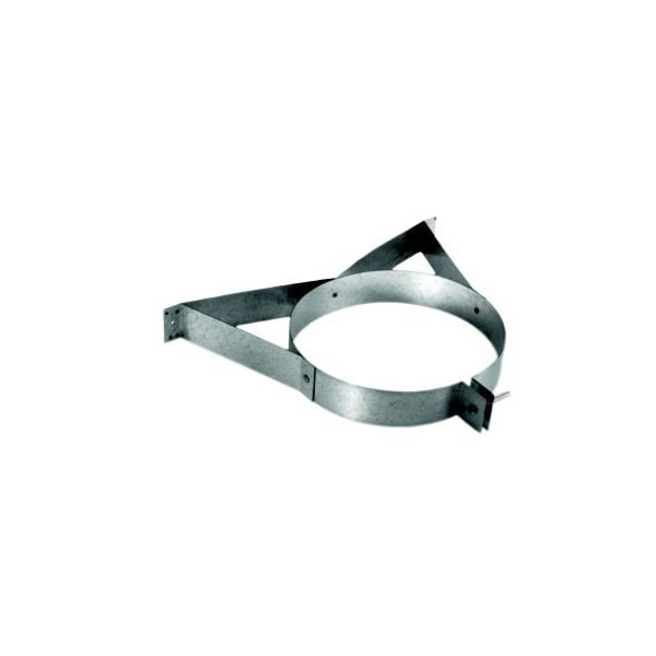 8" Dura-Vent Dura/Plus Wall Strap, Galvanized Steel