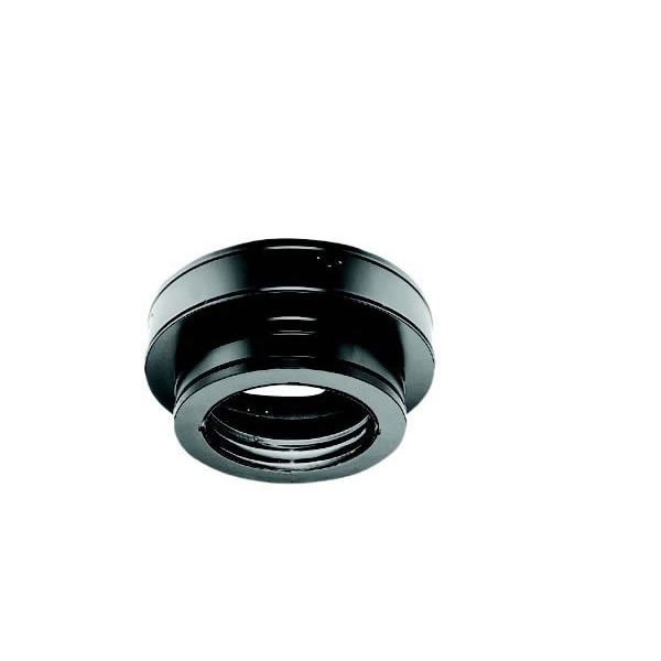 7" DuraTech Black Round Ceiling Support - 7DT-RCS