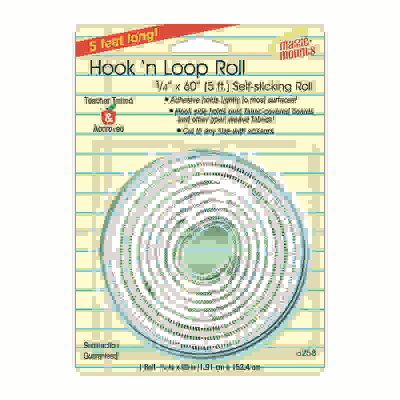 Hook 'n Loop, 3/4" x 60" Roll