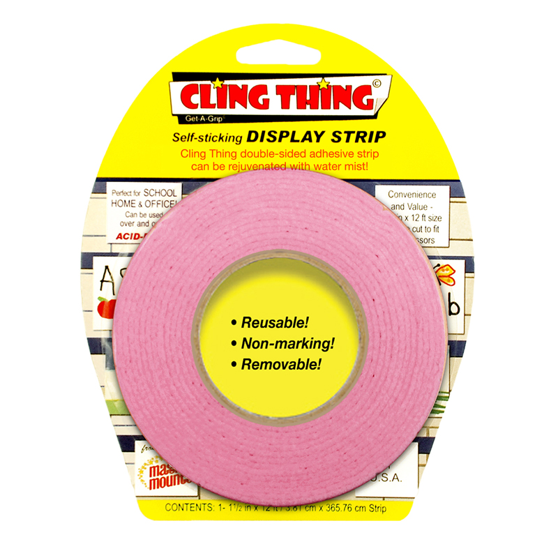 Cling Thing Display Strip, Pink