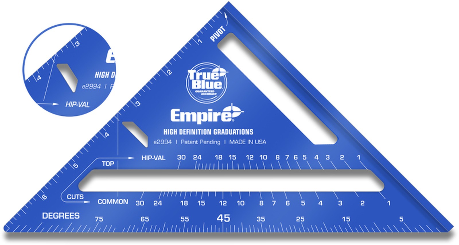 E2994 7 In. Etched Rafter Square