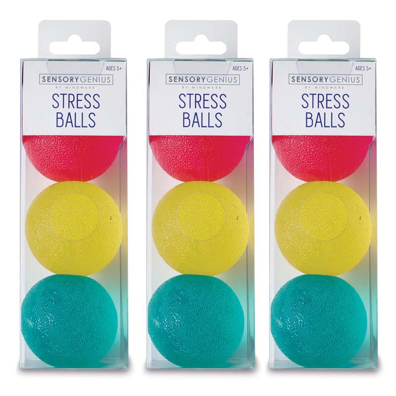 Stress Balls, 3 Per Pack, 3 Packs