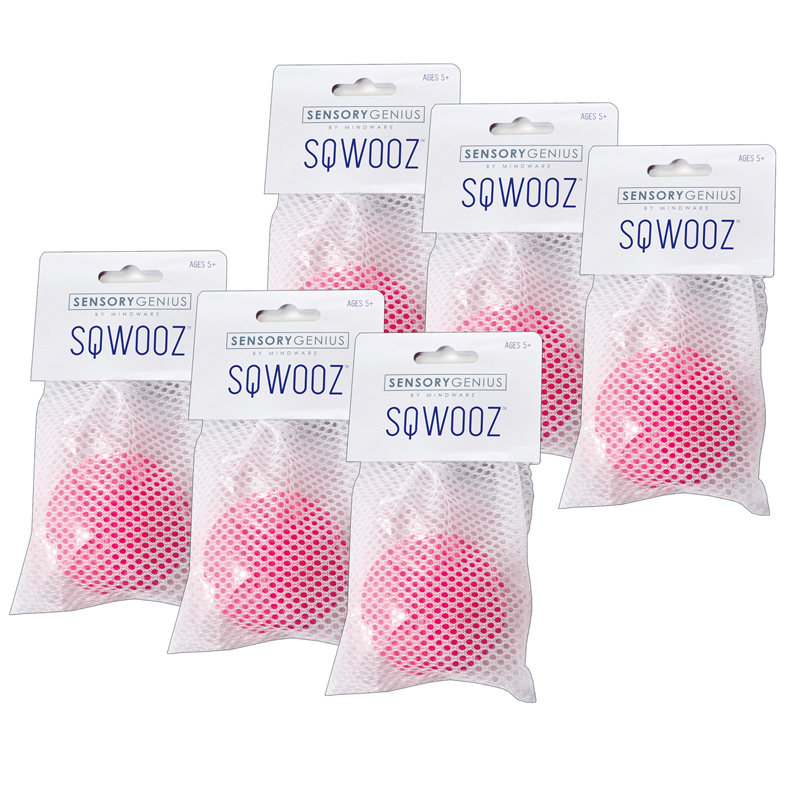 Sqwooz Stress Ball, Pack of 6