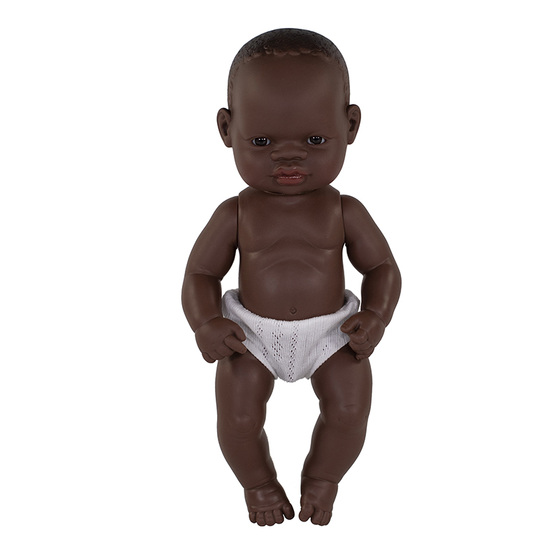 Anatomically Correct Newborn Doll, 12-5/8", African Boy