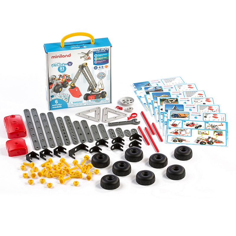 Mecaniko, Vehicle Building Set, 81 Pieces