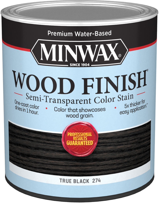 10850 Quart Black H2O Wood Stain