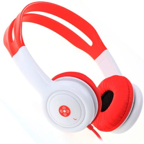 Moki ACC HPKR Red Volume Limited Headphones For Kids