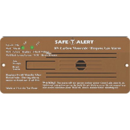 Combination Carbon Monoxide/Propane Alarm - Brown Flush Mount 12 Vdc Hard Wire