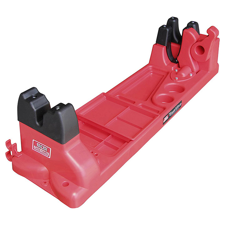 MTM Gun Vise for Gunsmithing work and Cleaning Kits Red