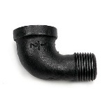 1/2 Black 90 Street Elbow