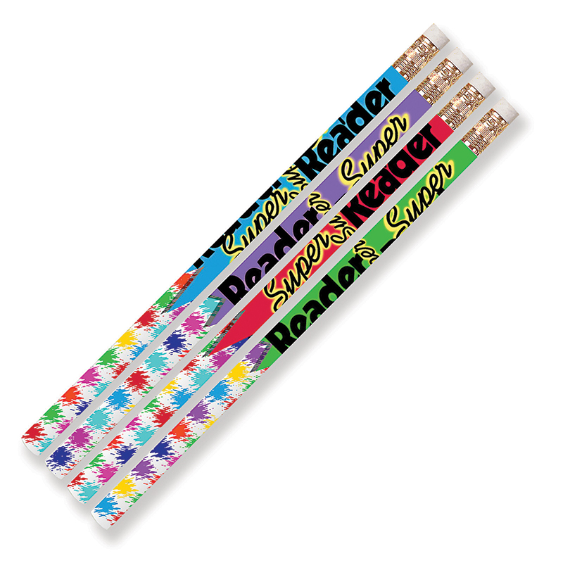 Super Reader Motivational Pencils, Pack of 144