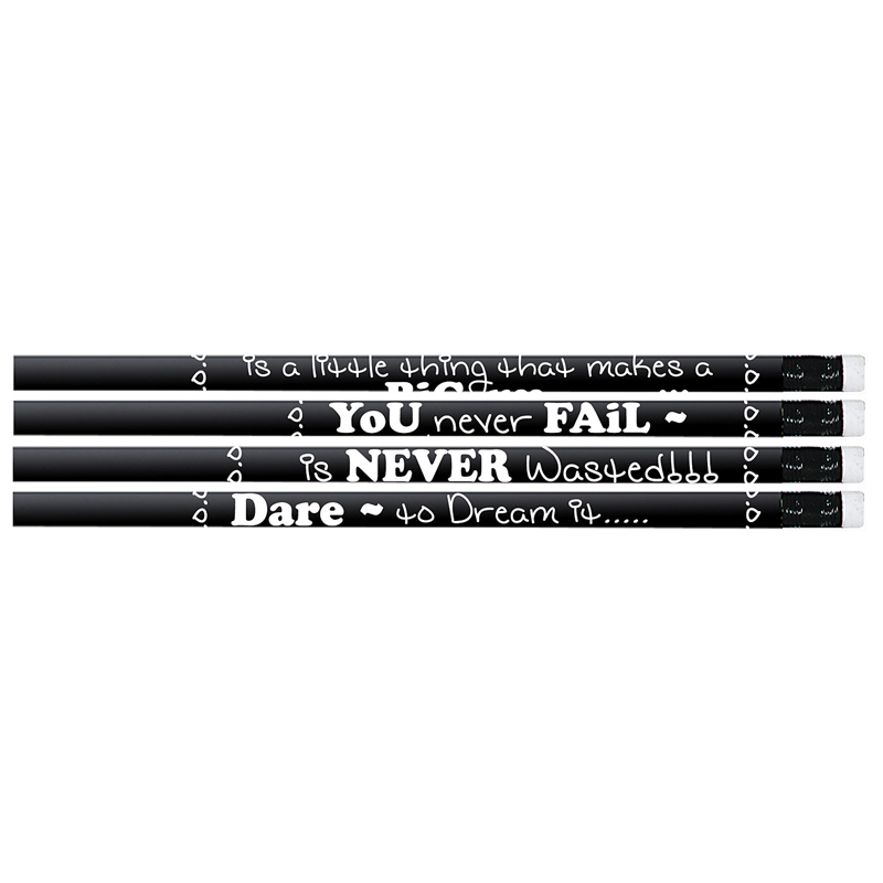 Chalkboard Talk Motivational Pencil, Pack of 144