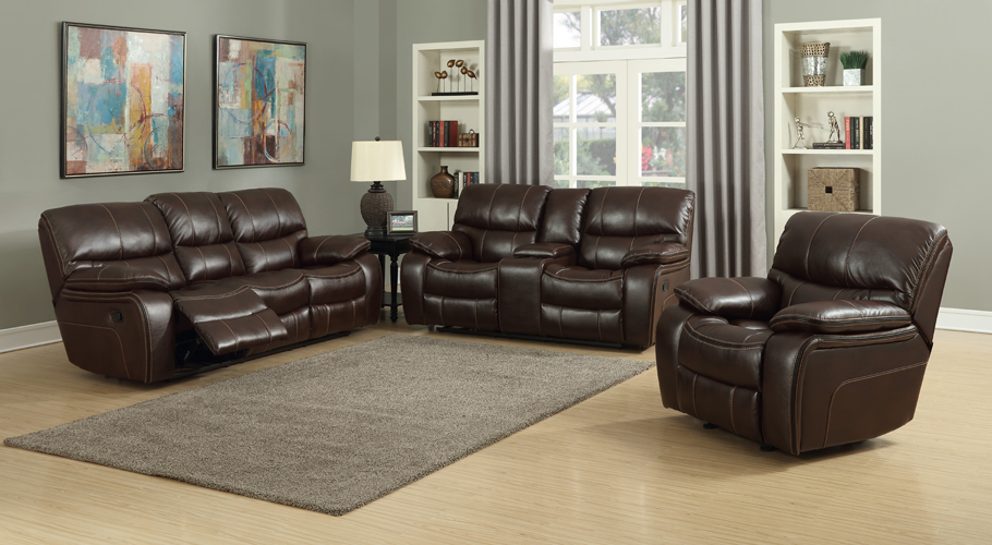 Banner Brown Leather Gel Chair