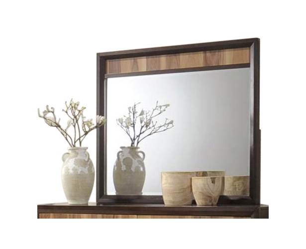 Ava 2-Tone Brown & Natural Mirror