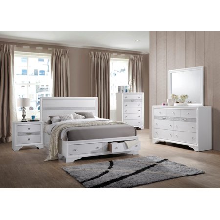 Bedroom Logan King Bed, White