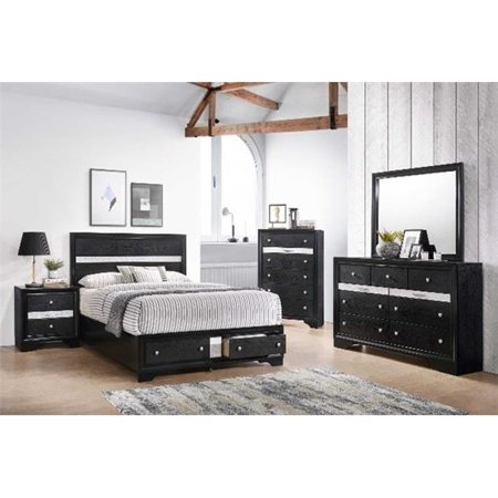 Bedroom Logan Chest, Black