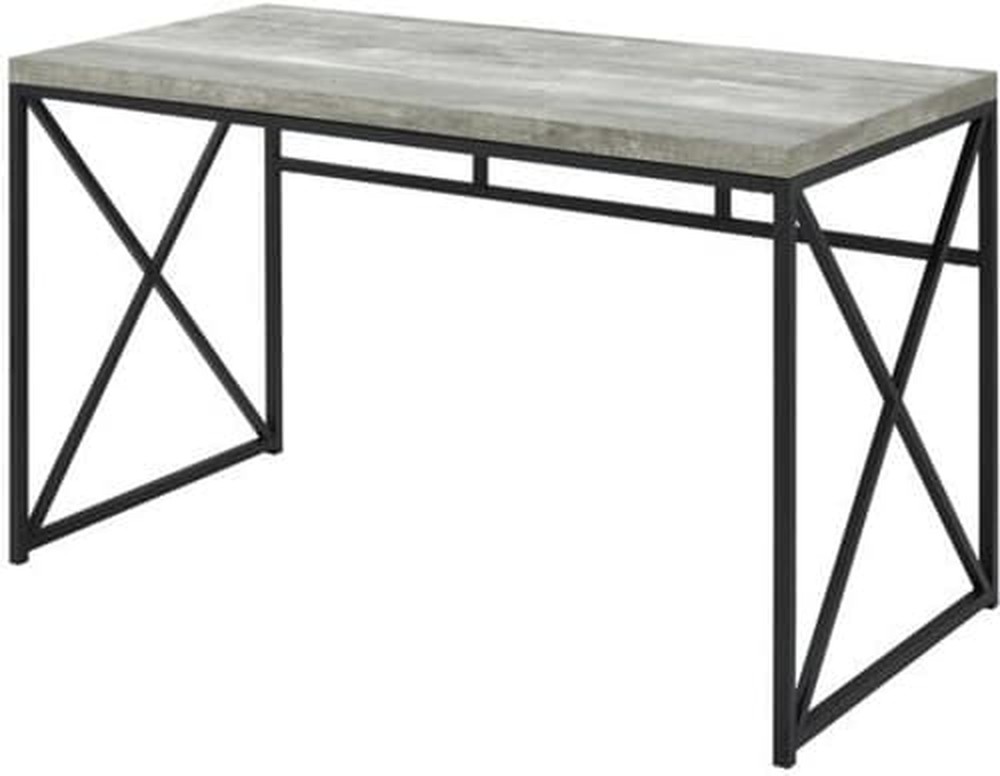 Rosalina Writing Desk, Gray/Black