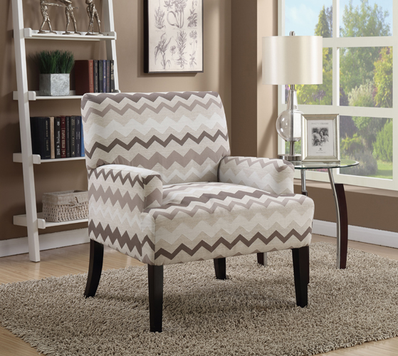 Madison Chevron Accent Arm Chair