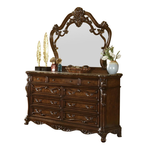 Brayton Dresser with Marble Top, Cherry