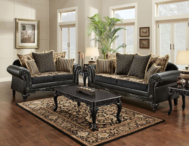 Ebony Loveseat