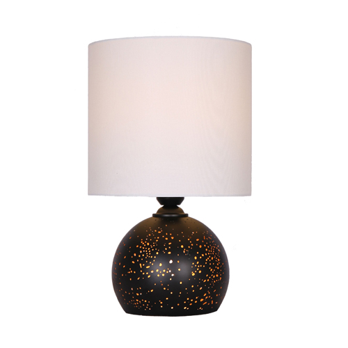 Zoey Table Lamp, Black