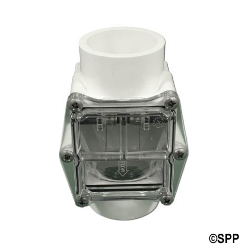 Magna Check Valve, Magic, Spring w/ Clear Lid, Less Magnets, White