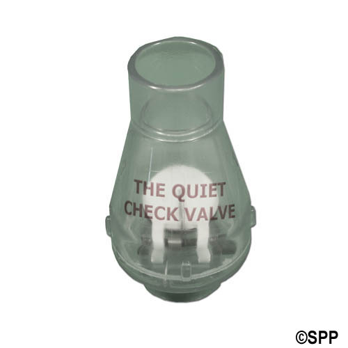 Check Valve, Magic, 1/2lb Spring, 1"S x 1"S, Clear