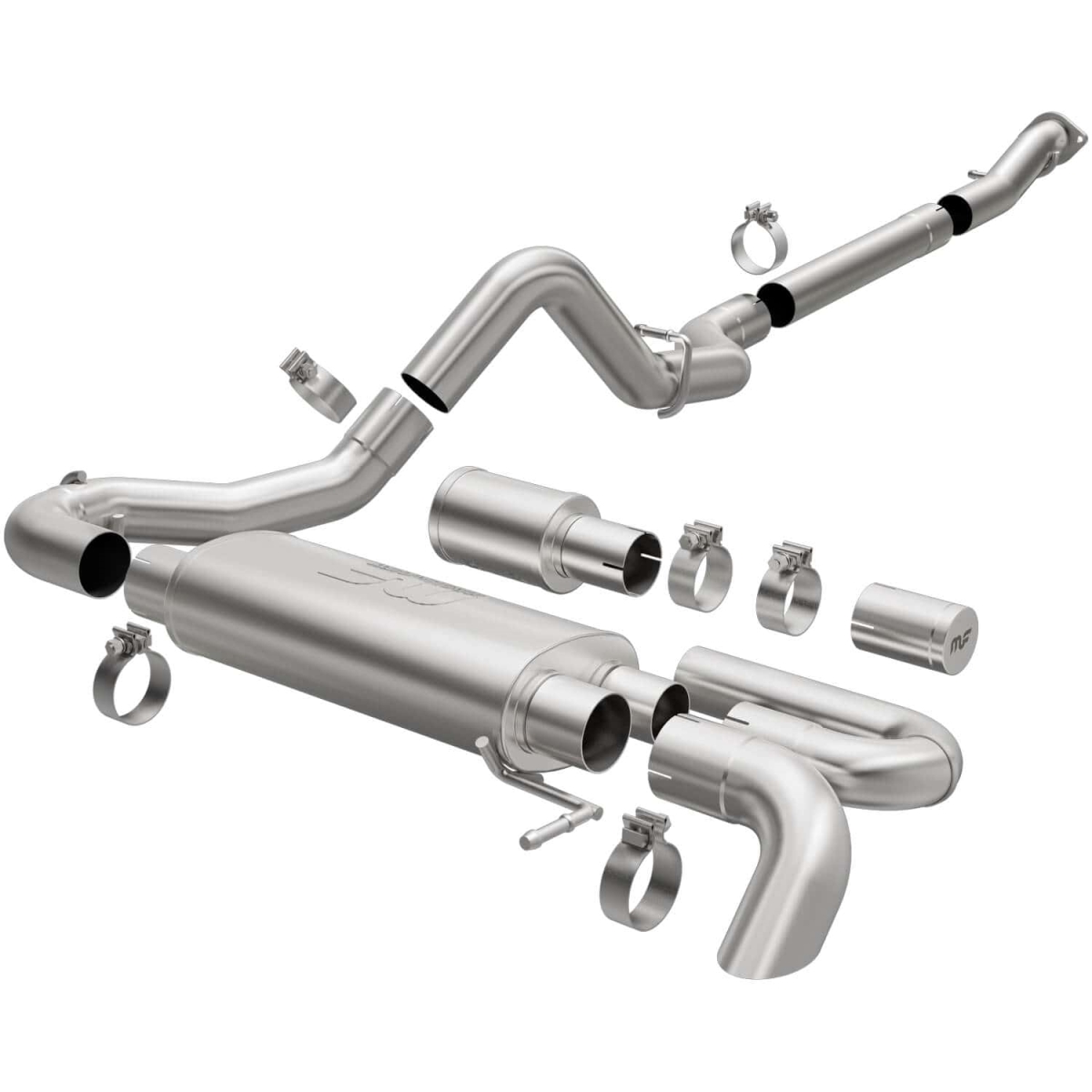 21-C BRONCO OVERLAND SERIES CAT-BACK EXHAUST