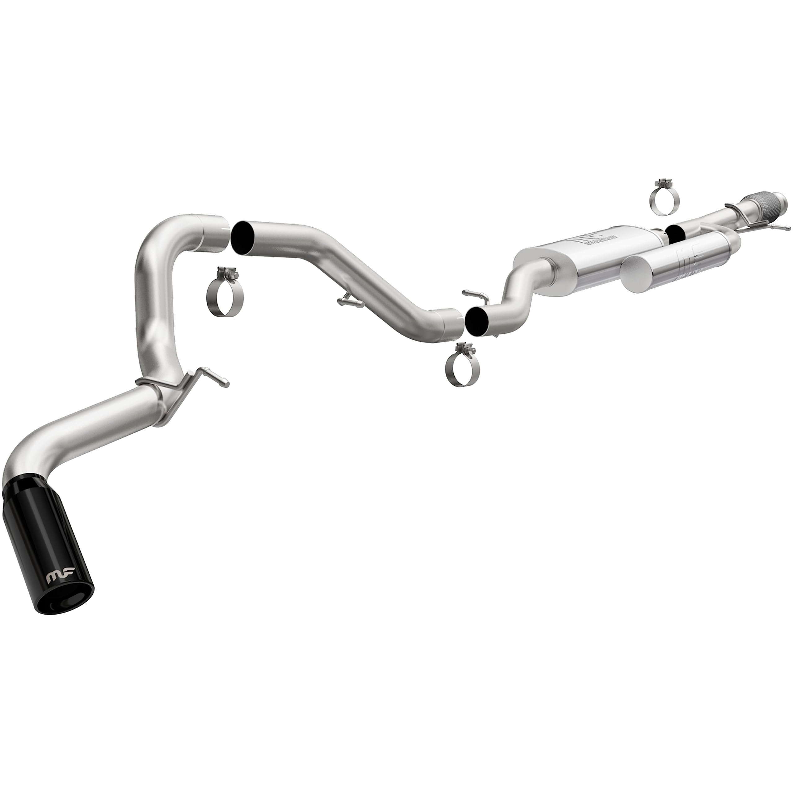 2122 TAHOE/YUKON STREET SERIES CATBACK EXHAUST SYSTEM W/BLACK CHROME TIPS