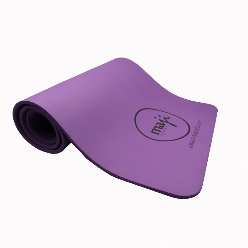 NBR Premium Eco Exercise Mat -  24inx72inx10 mm Purple