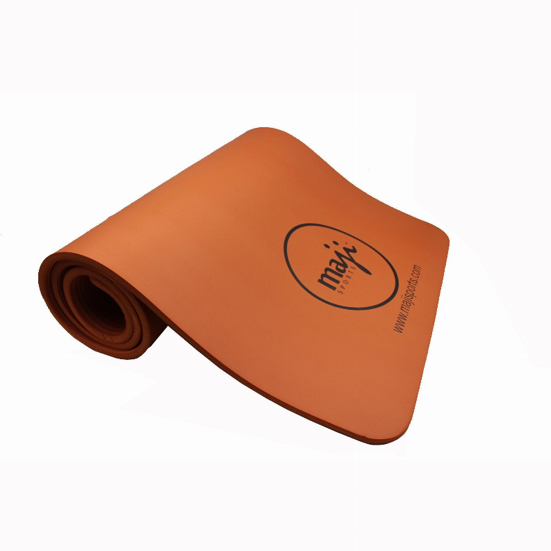 NBR Premium Eco Exercise Mat -  24inx72inx10 mm Terracotta