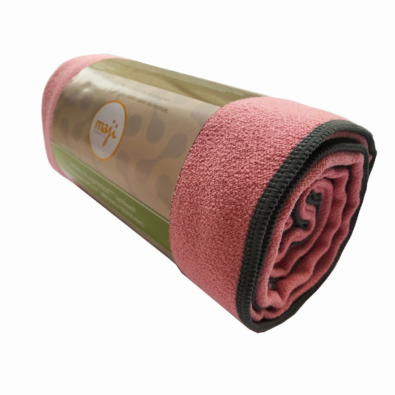 NoSkid Sandwash Yoga Towel - Pink