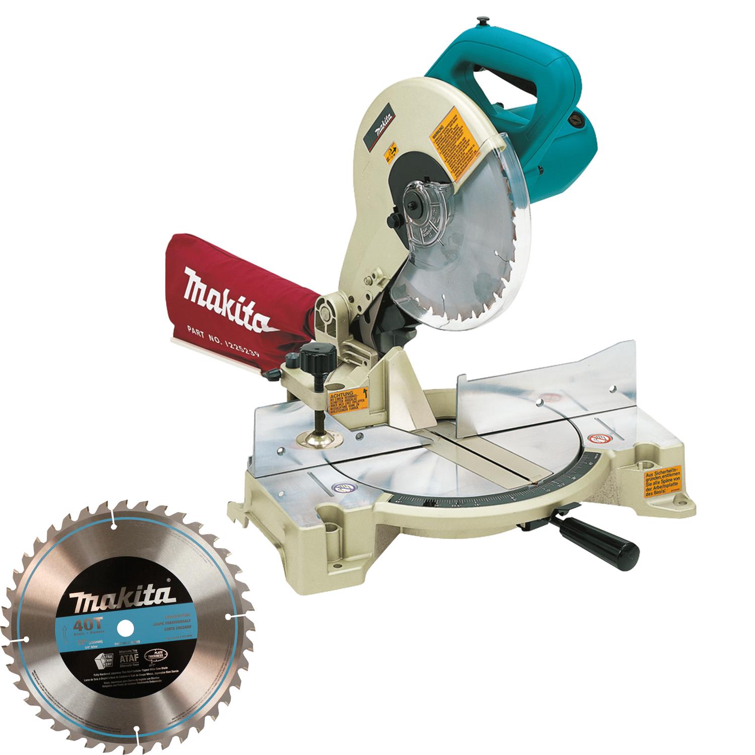 Makita 10" Compound Miter Saw Set