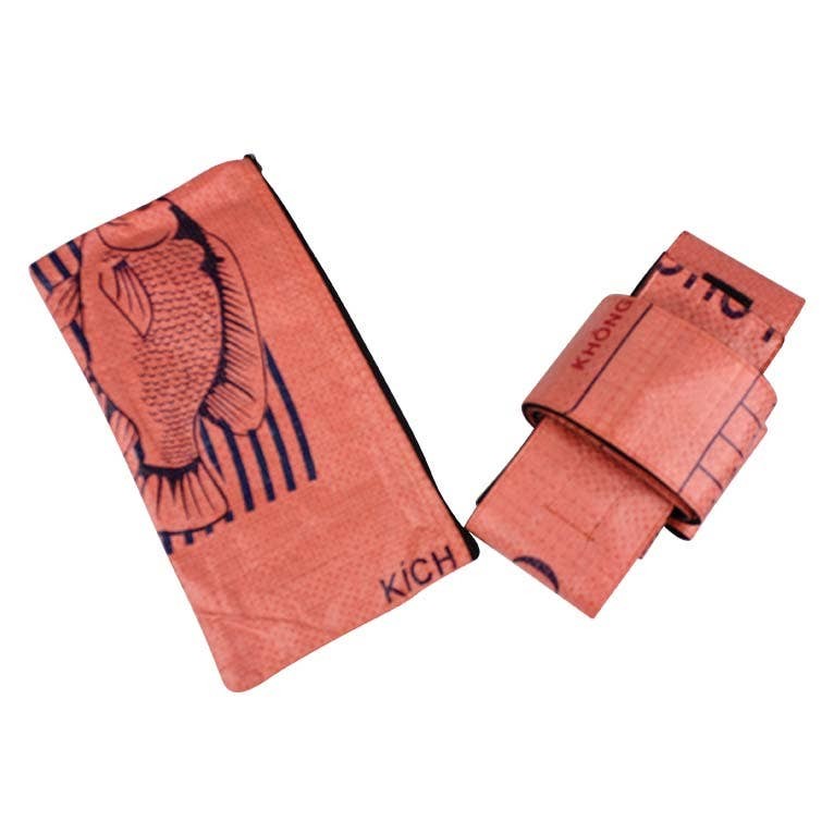 Yoga Mat Strap and Pouch Orange